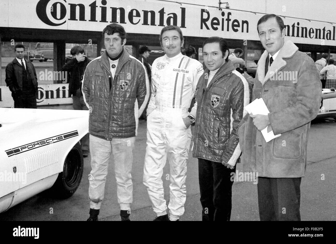 1969 L'équipe de Porsche Banque D'Images