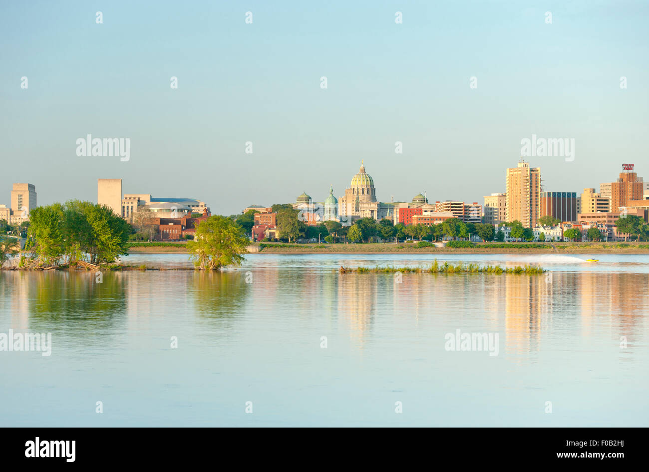 Le centre-ville State Capitol Building SUSQUEHANNA HARRISBURG PENNSYLVANIE USA Banque D'Images