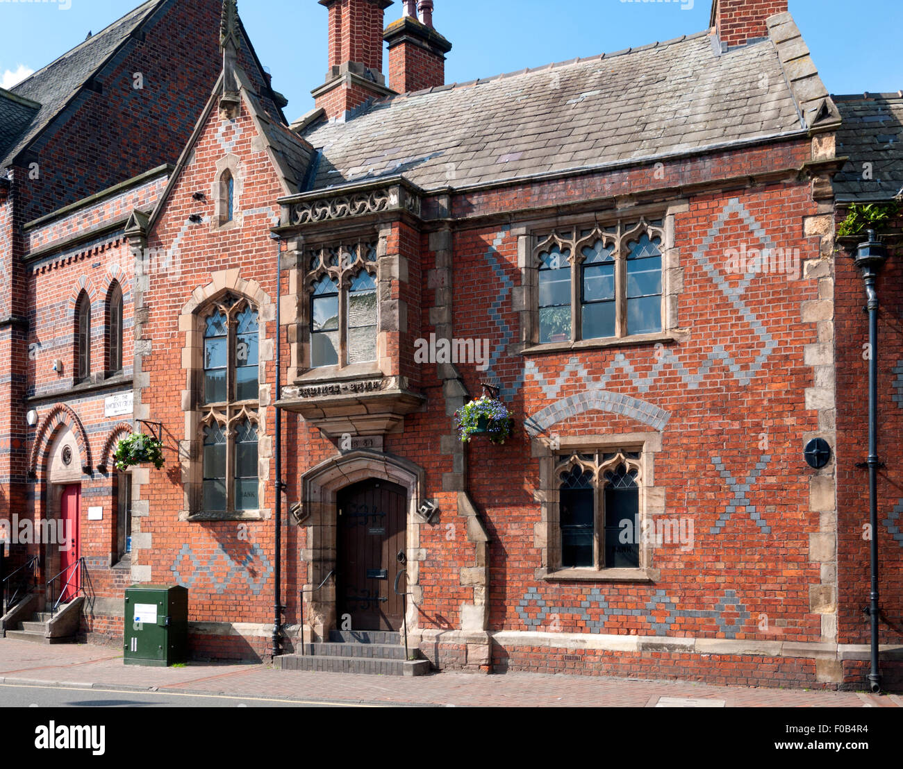 Fiduciaire Savings Bank Building, probablement par Sir George Gilbert Scott 1857. Hightown, Sandbach, Cheshire, England, UK Banque D'Images