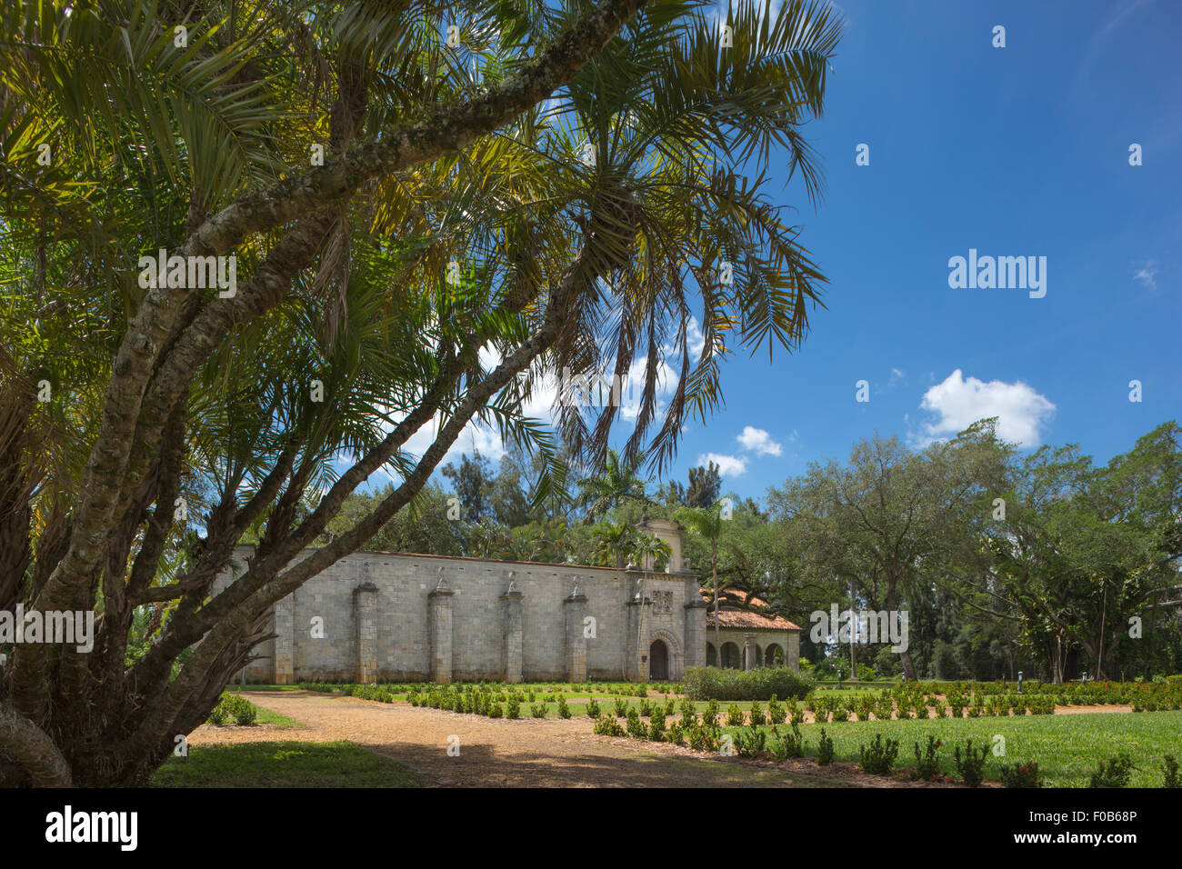 SAINT BERNARD DE CLAIRVAUX MONASTÈRE ESPAGNOL MÉDIÉVAL NORTH MIAMI BEACH FLORIDE USA Banque D'Images