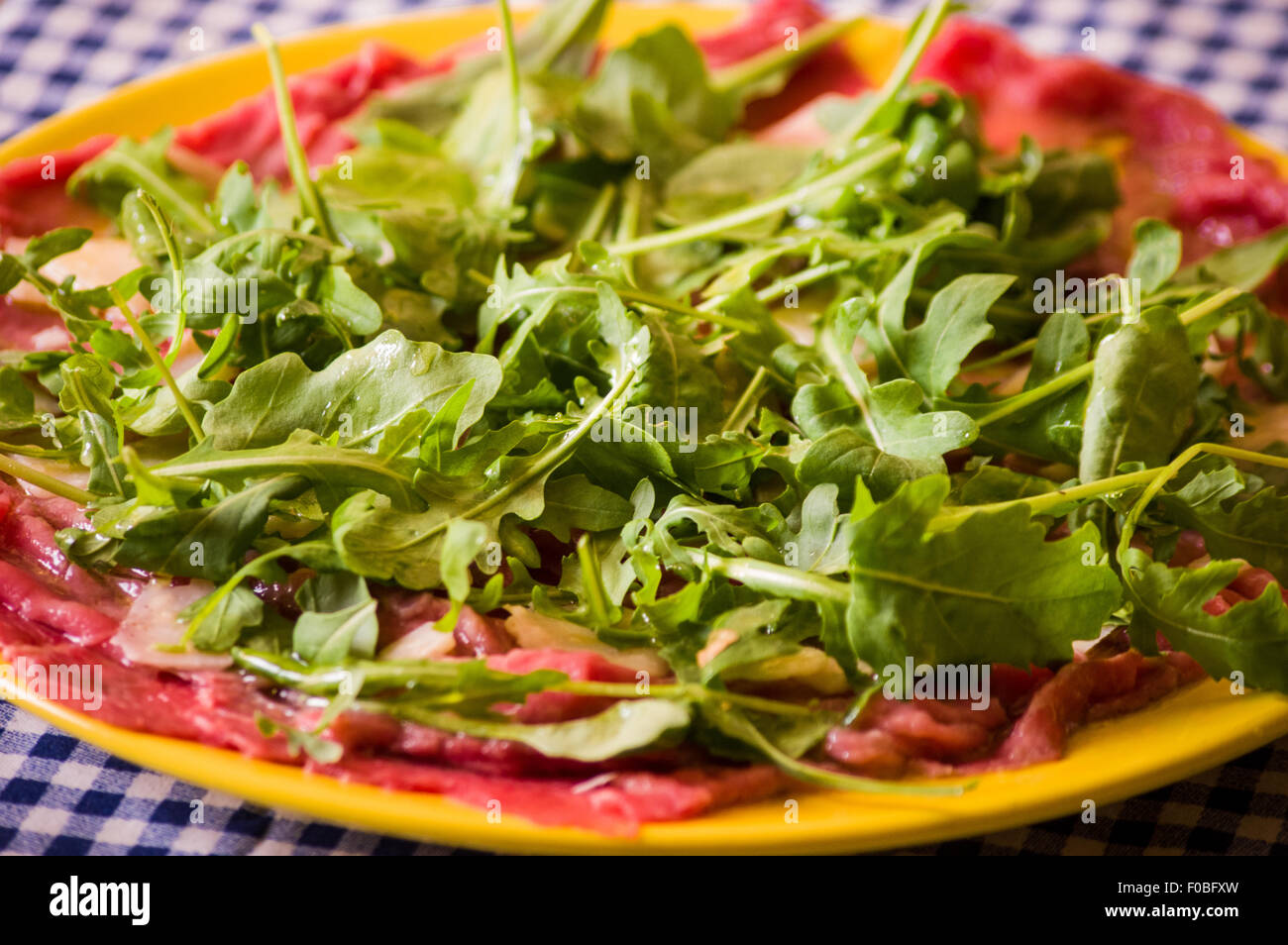Carpaccio, cuisine italienne typique Banque D'Images