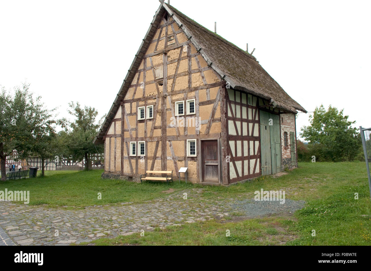 Altes Haus, 1709 Mademuehlen Baujahr Banque D'Images