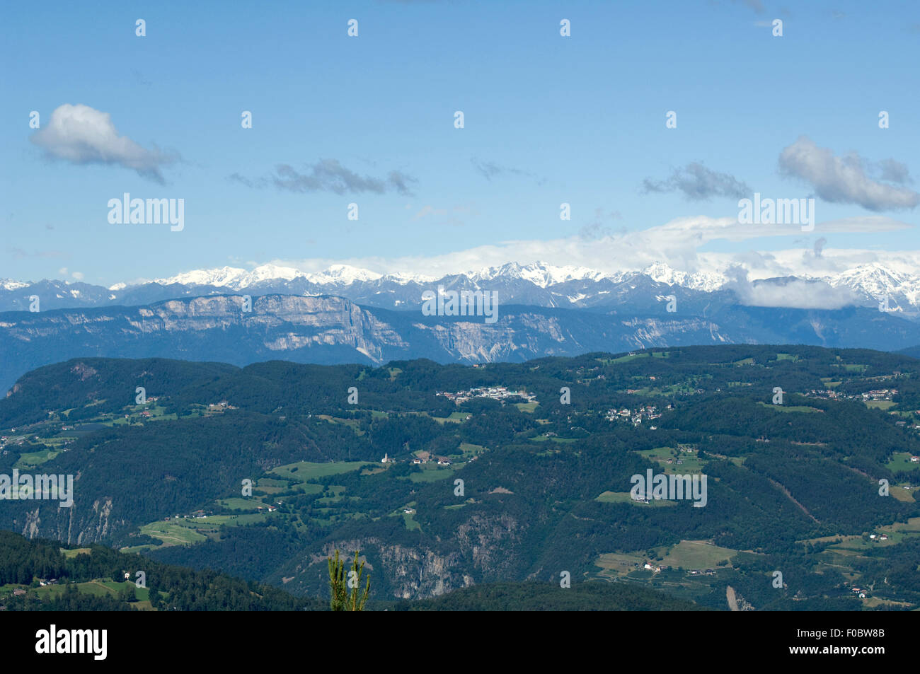 Rue glaciaire Oetztal Alpen ; ; ; ; Blick Seiser Alm, Zillertaler Banque D'Images