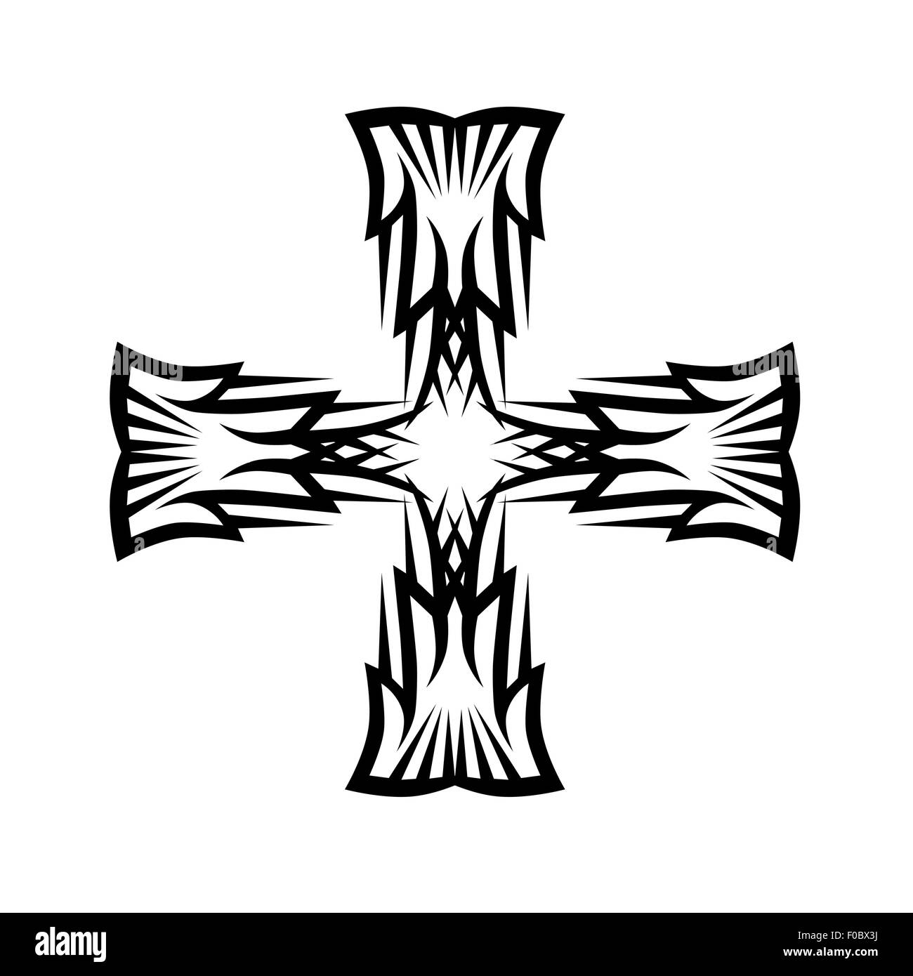 Motif. Design.tatouage. L'ornement. Illustration de Vecteur