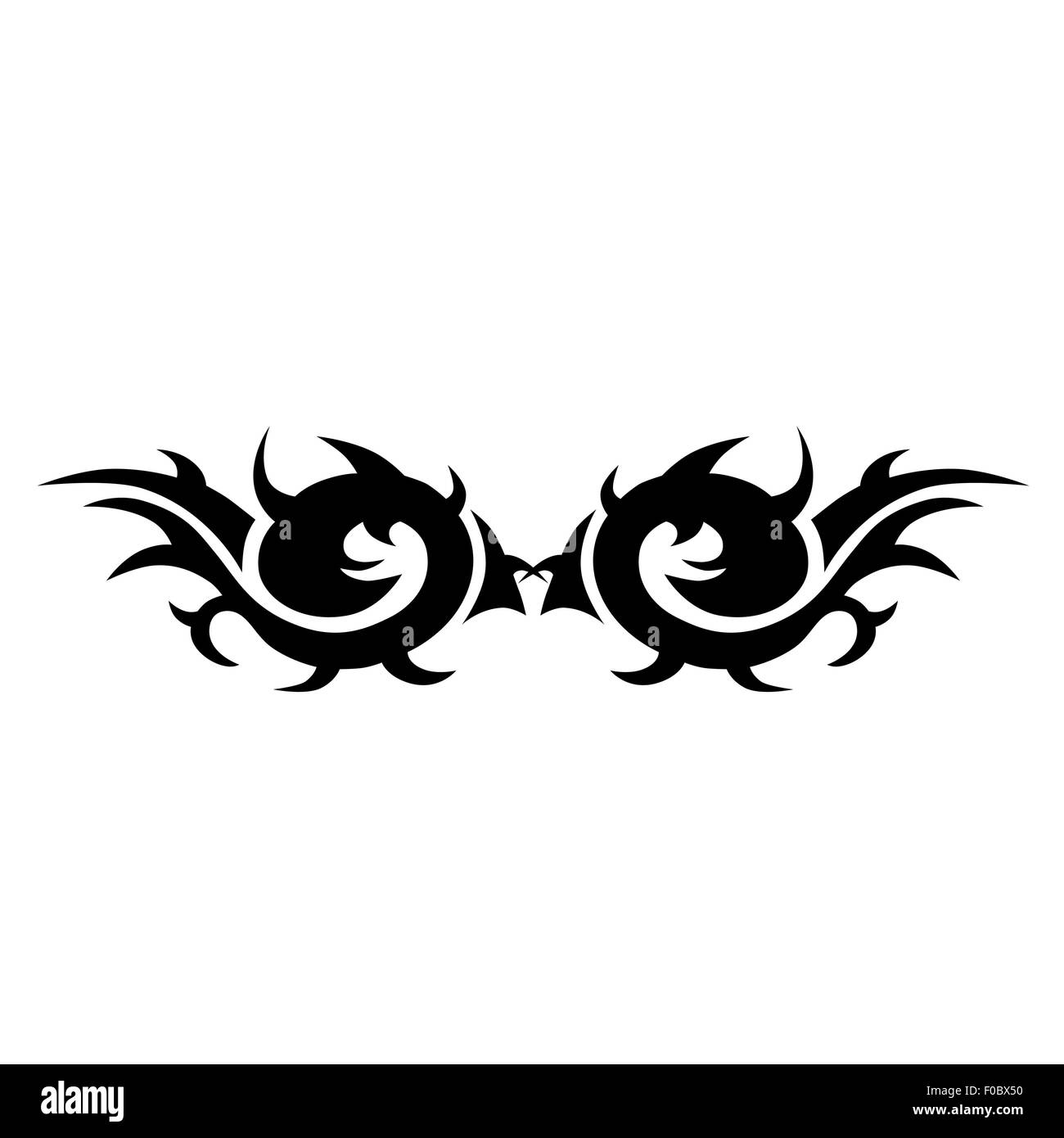 Motif. Design.tatouage. L'ornement. Illustration de Vecteur