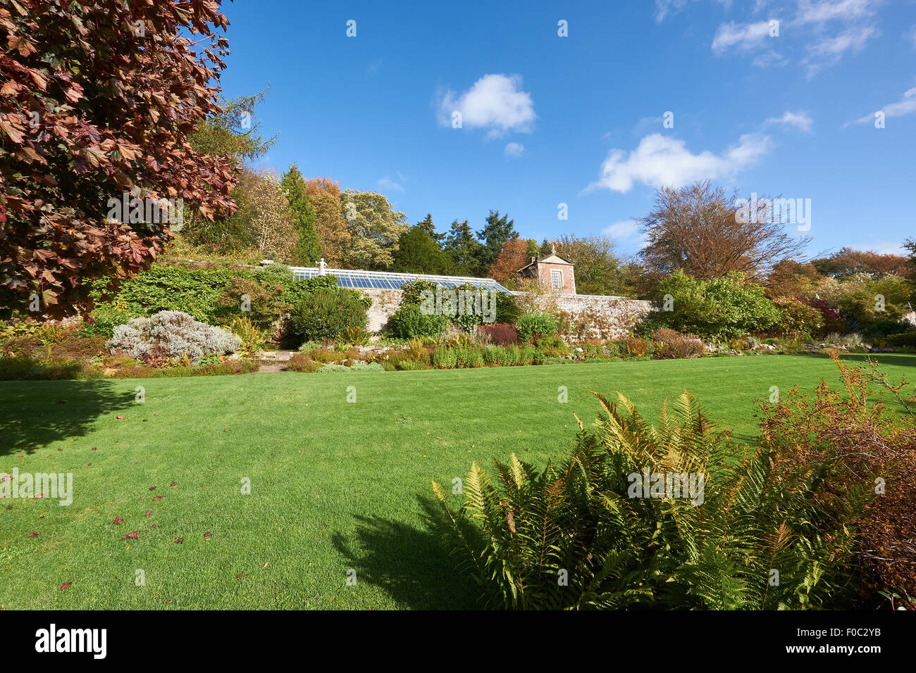 Wallington House Gardens dans le Nord Est de l'Angleterre, Royaume-Uni. Banque D'Images