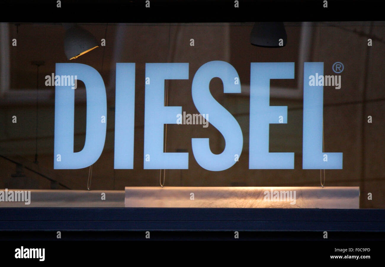 Markenname : "diesel", décembre 2013, Berlin. Banque D'Images