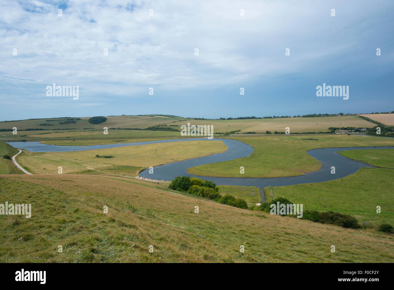 River Cuckmere, Sussex, Angleterre Banque D'Images