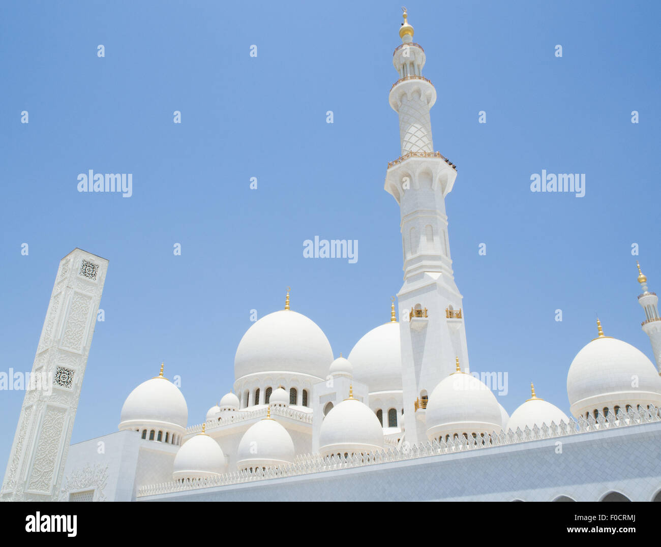 Grande Mosquée de Sheikh Zayed à Abu Dhabi, Émirats arabes unis Banque D'Images