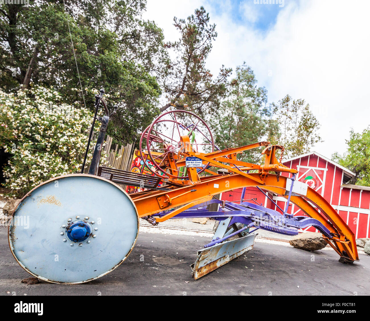 Niveleuse De Machine De Construction De Routes Photo stock - Image du