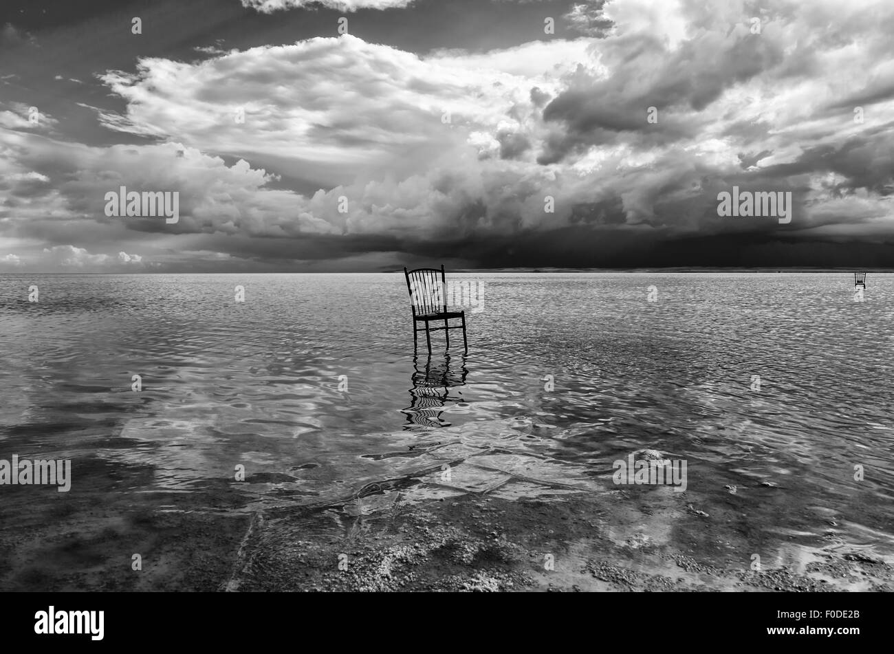 Tuz Golu (Salt Lake), Anatolie centrale, Turquie Banque D'Images