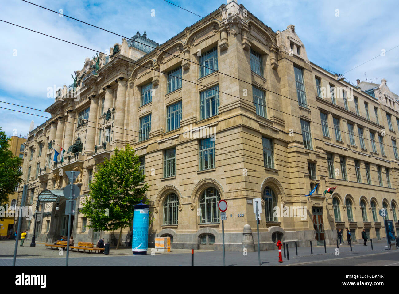 Zeneakademia, Liszt Academy, concert hall et école de musique, Liszt Ferenc ter, Pest, Budapest, Hongrie Banque D'Images