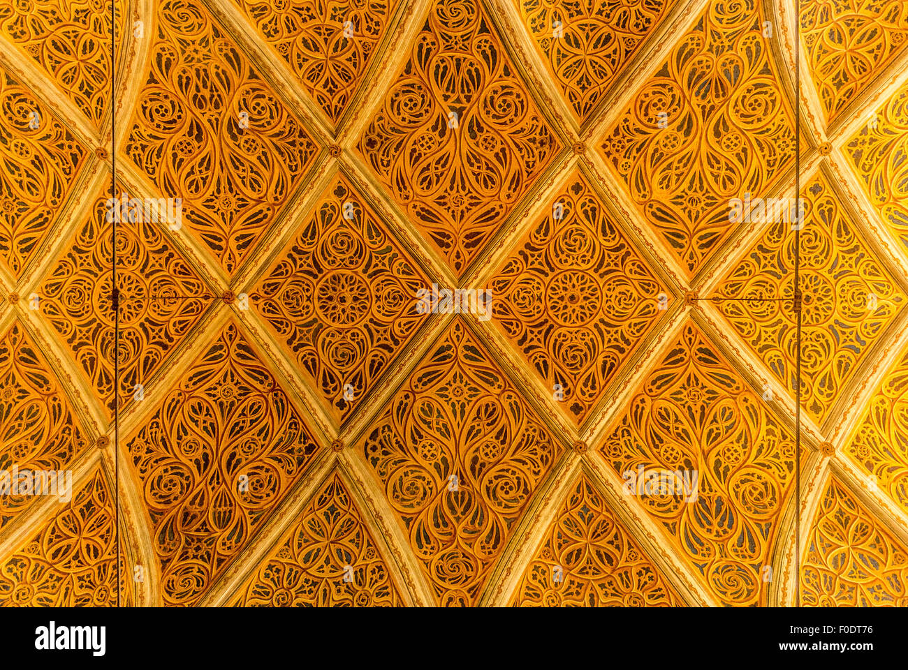 Plafond de Chiesa di San Maurizio al Monastero Maggiore Banque D'Images