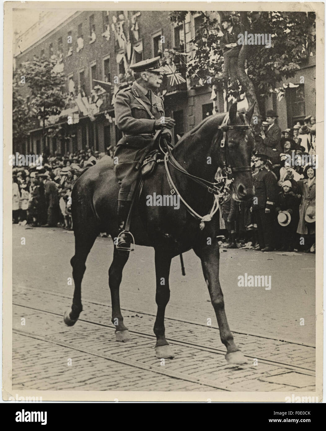 Le maréchal Sir Douglas Haig, officier de l'armée britannique, est connu pour son rôle dans la première Guerre mondiale. En tant que commandant du corps expéditionnaire britannique, il a joué un rôle crucial dans de nombreuses batailles, dont la bataille de la somme. Banque D'Images