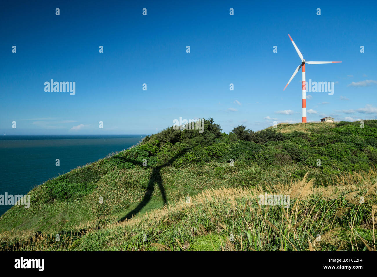 Wind turbine in Taiwan Banque D'Images