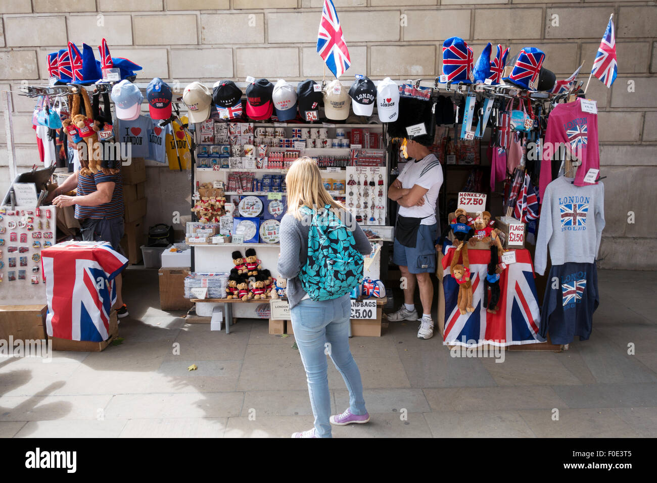 Souvenirs touristiques anglais Banque de photographies et d’images à