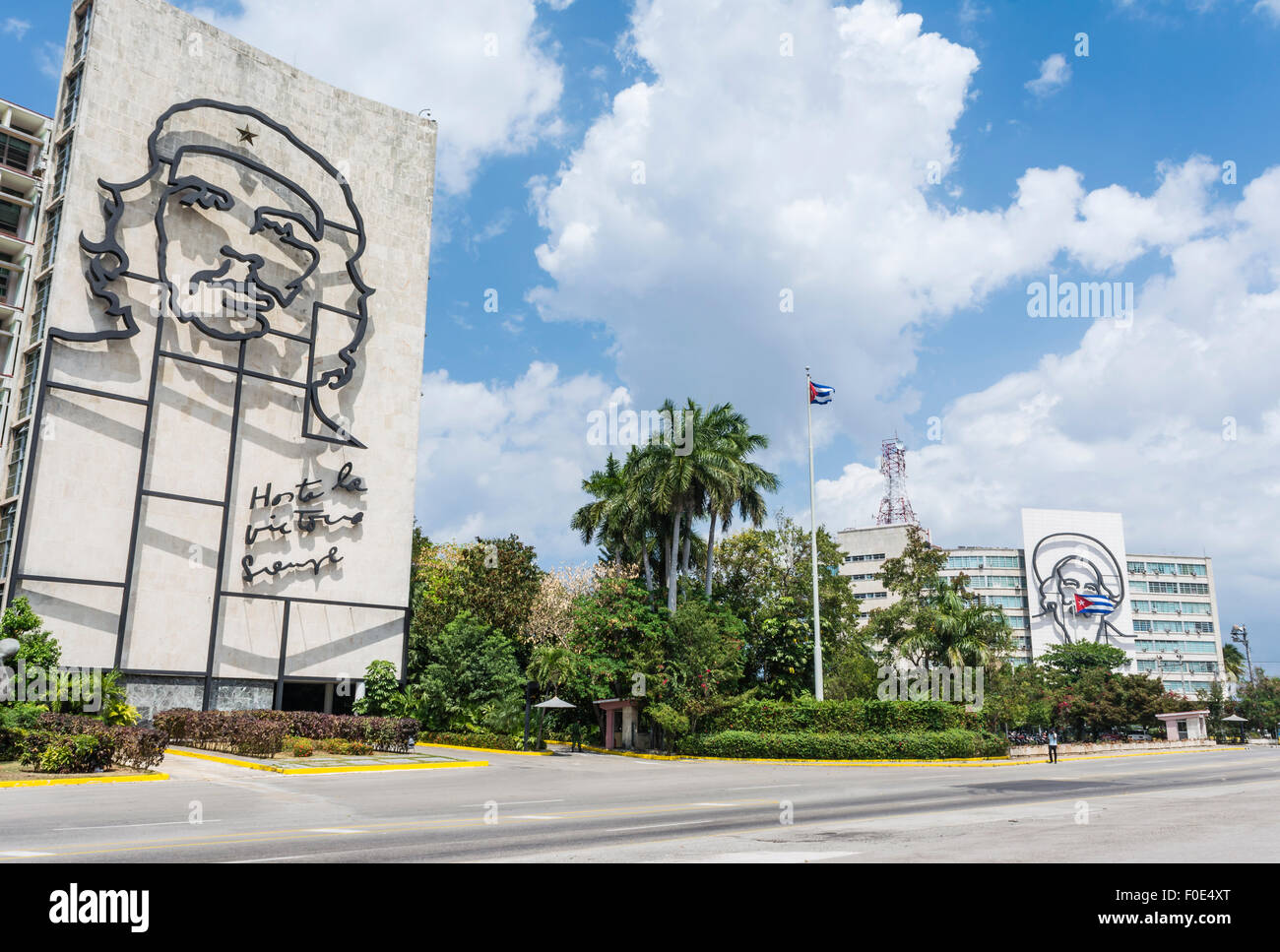Place de la Révolution à La Havane, Cuba Banque D'Images