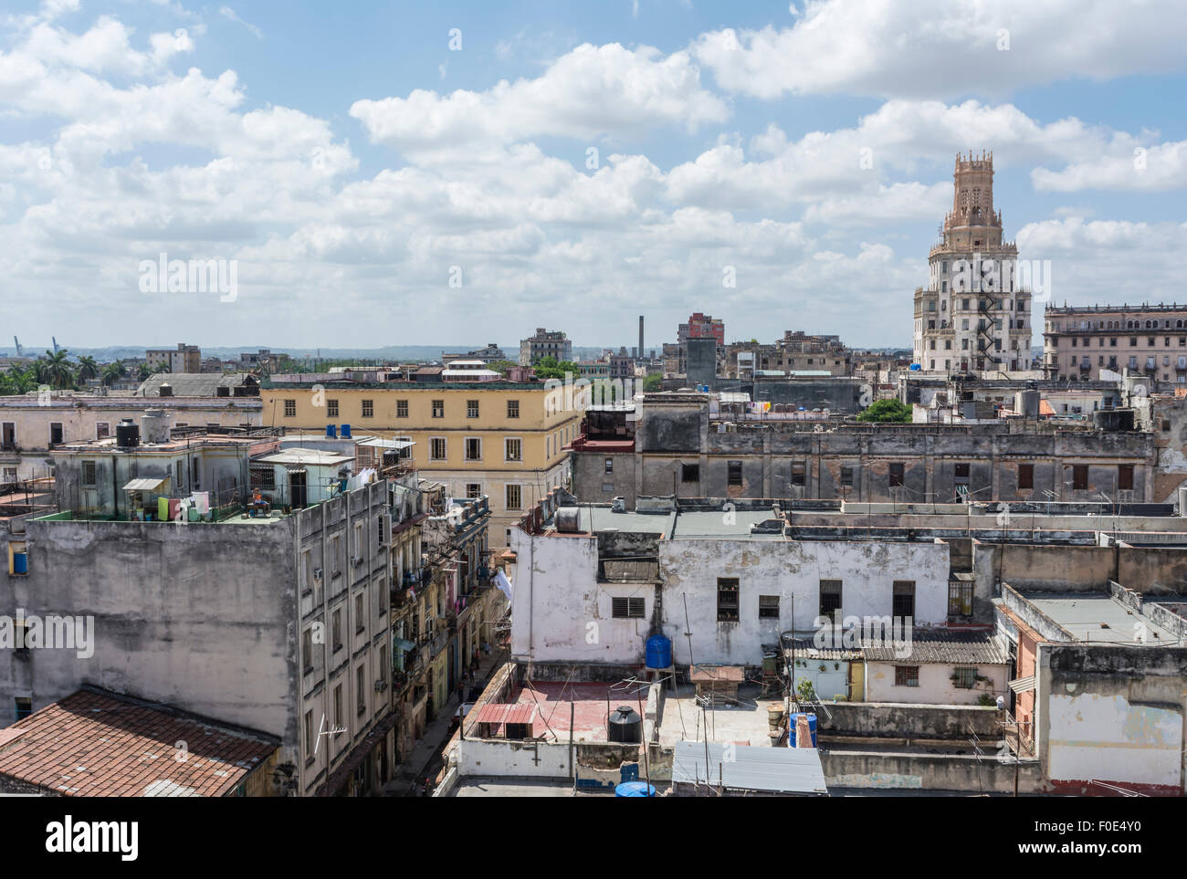Bâtiments dans Habana, Cuba Banque D'Images