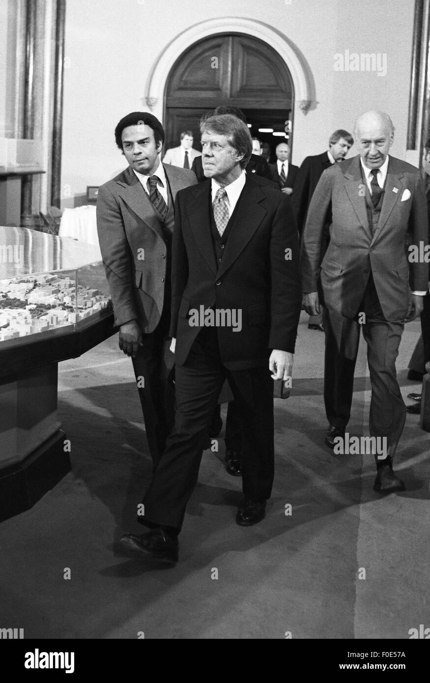 18 mars 2014 - USA - Le Président Jimmy Carter à la Smithsonian institurion's ''Château'' des capacités pour une réunion. (Crédit Image : © Ken Hawkins via Zuma sur le fil) Banque D'Images