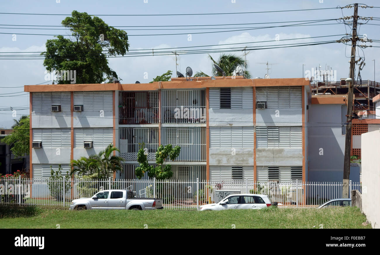 Logement typique dans la région de San Juan Banque D'Images