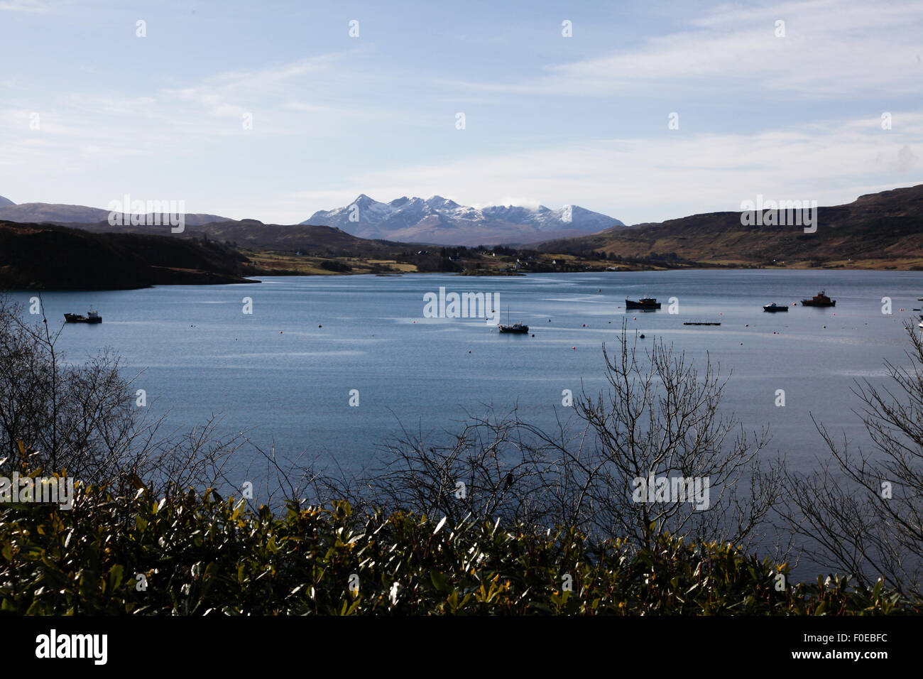 Cuillin Hills Isle of Skye Banque D'Images