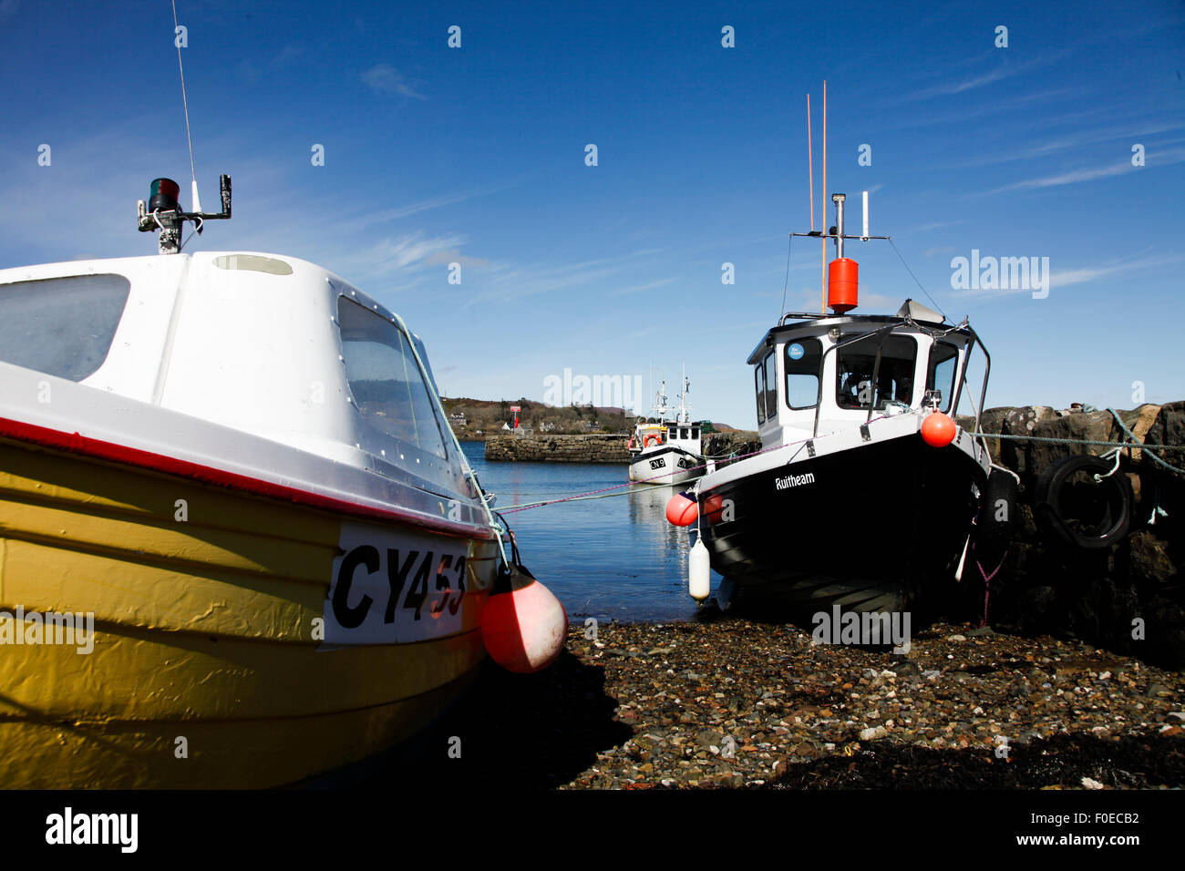 Port de Broadford Isle of Skye Banque D'Images