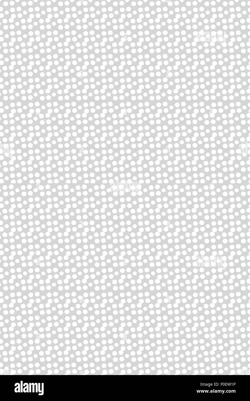 Un blanc sur fond pointillé gris Banque D'Images