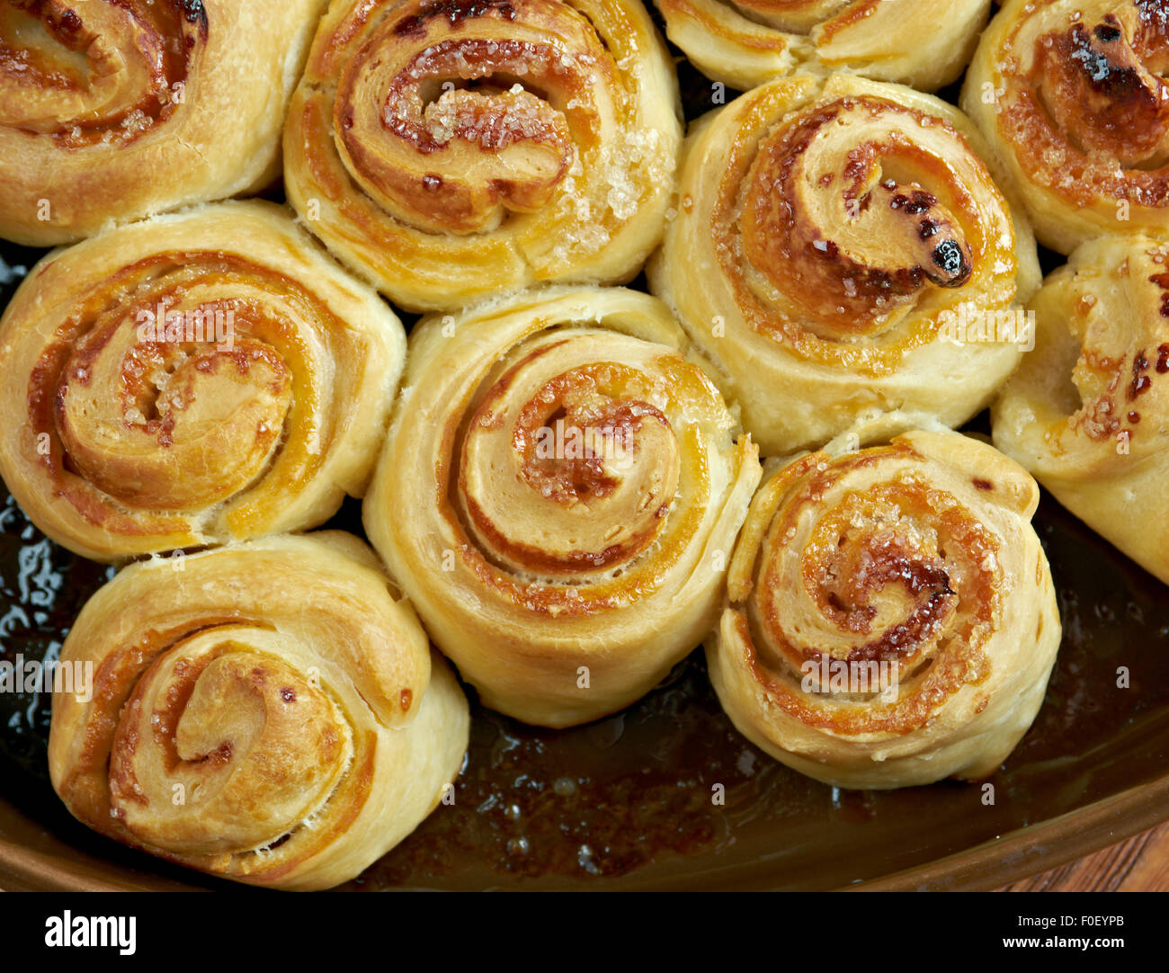 Tarte maison - sweet buns close up Banque D'Images