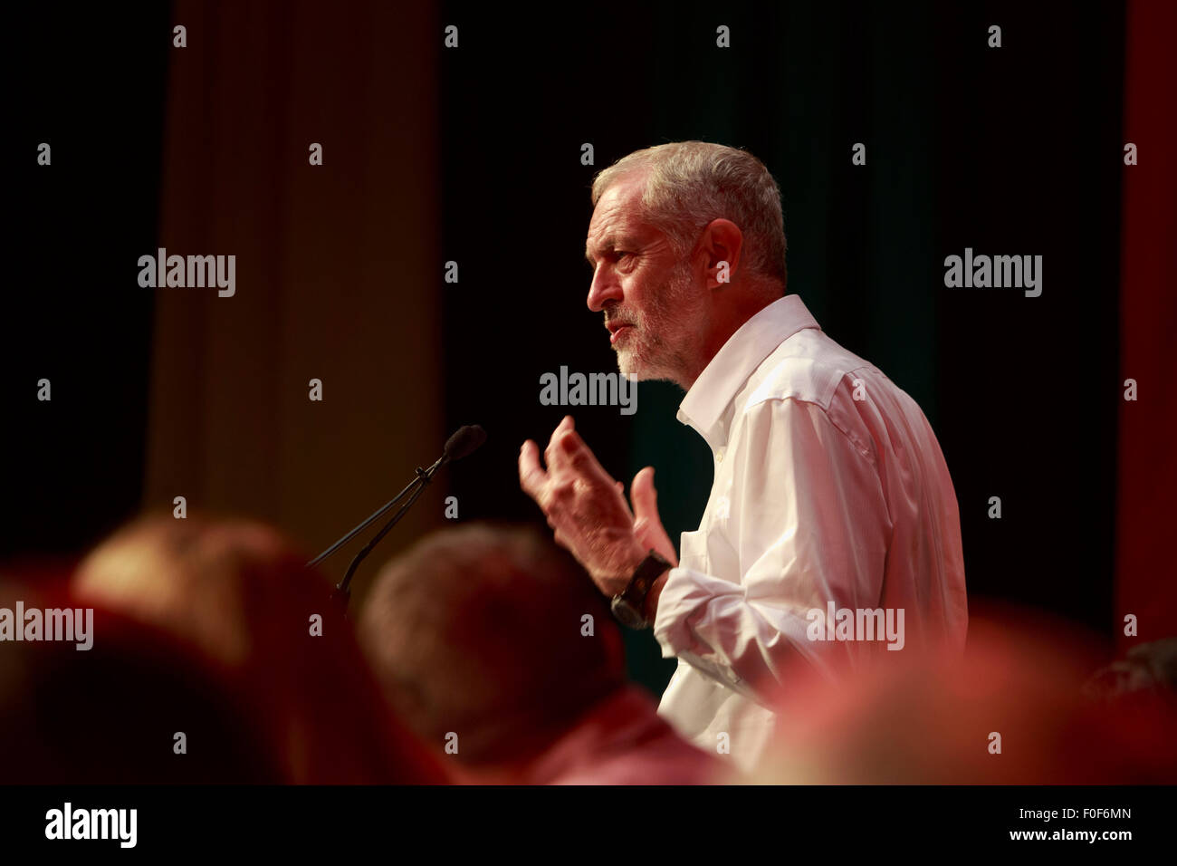 Édimbourg. UK. 14 août. Le Leadership travailliste britannique Jeremy Corbyn prend discours à Edinburgh International Conference Centre. Jeremy Corbyn. Pako Mera/Alamy Live News. Banque D'Images