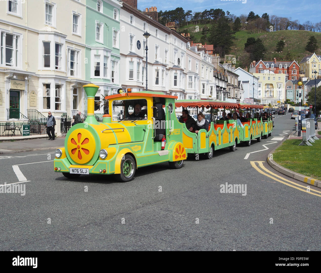 Le train routier populaires à Llandudno, au Pays de Galles, Royaume-Uni. Banque D'Images