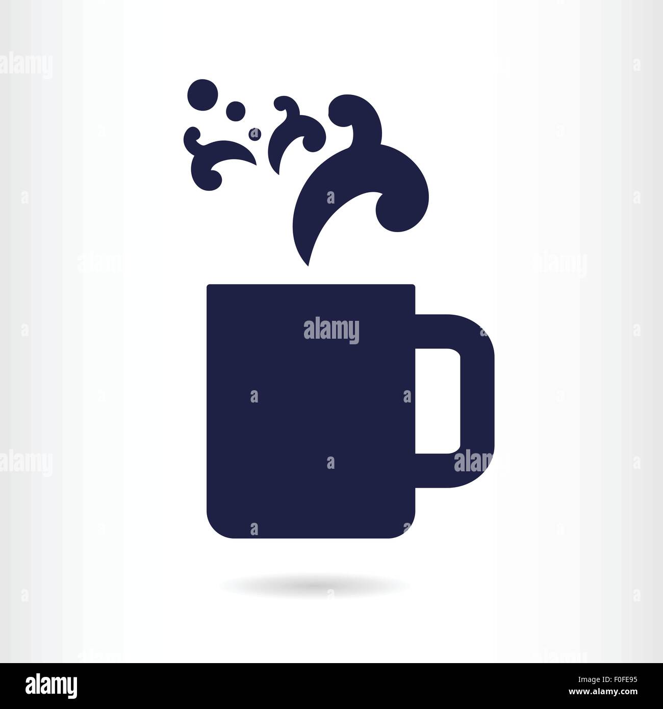 Office icône représentant une tasse de café vector illustration Illustration de Vecteur