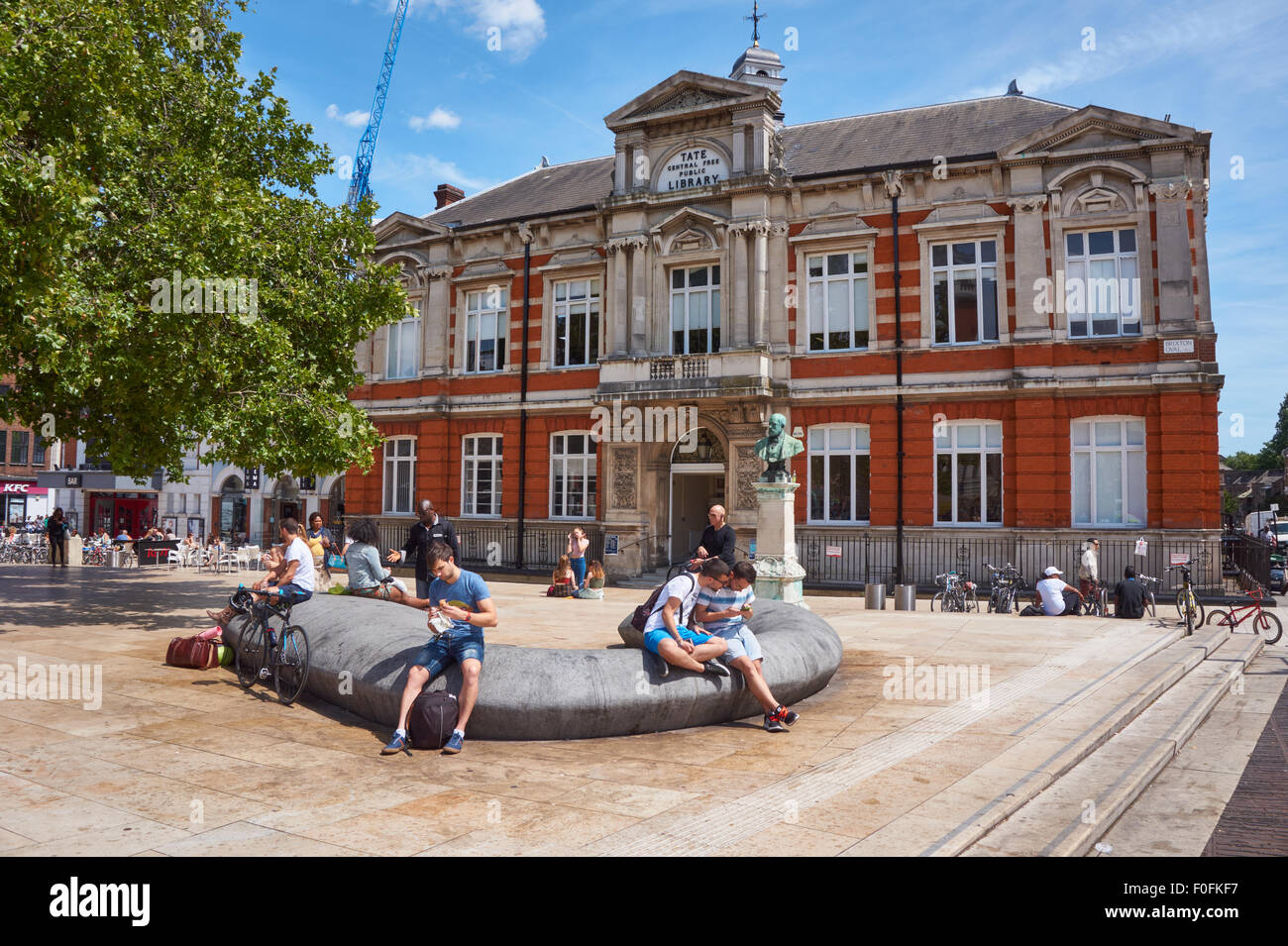 Bibliothèque de Brixton , , Londres Angleterre Royaume-Uni UK Banque D'Images