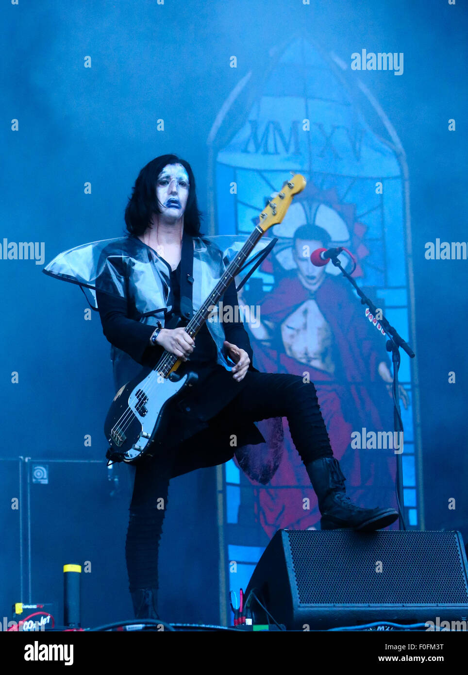 Download Festival - Jour 2 - Performances & d''atmosphère : Twiggy Ramirez où : Donnington, Royaume-Uni Quand : 13 Juin 2015 Banque D'Images