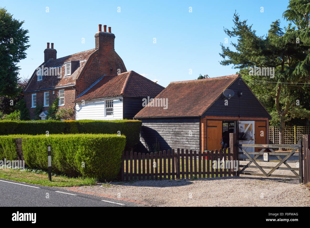 Cottage anglais à Brentwood, Essex, Angleterre Royaume-Uni UK Banque D'Images