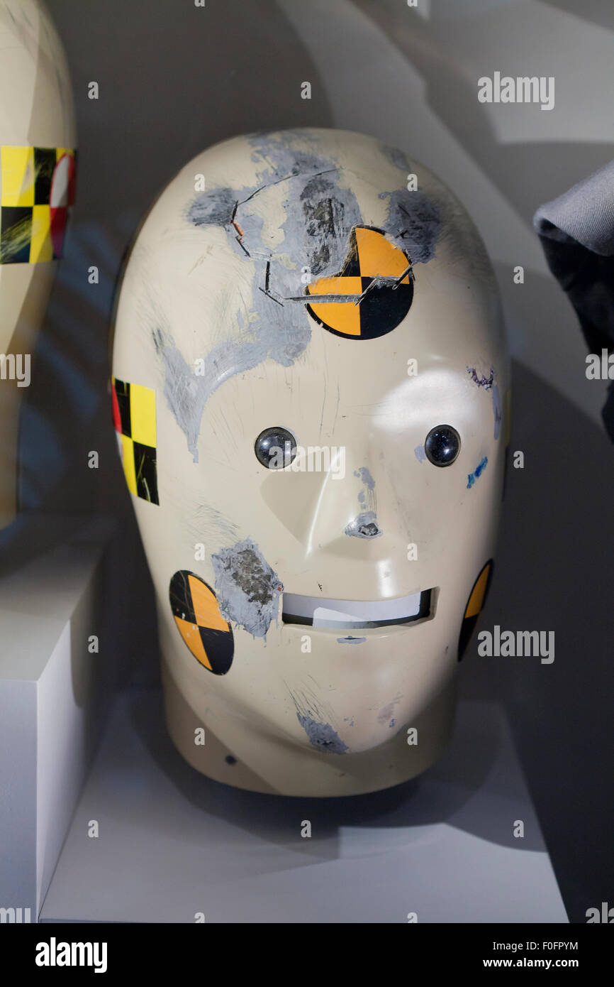 Vince et Larry, les Crash Test Dummies - USA Banque D'Images