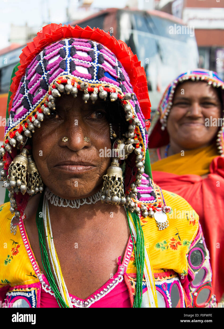 Femme Tribal de l'Andhra Pradesh. Banque D'Images