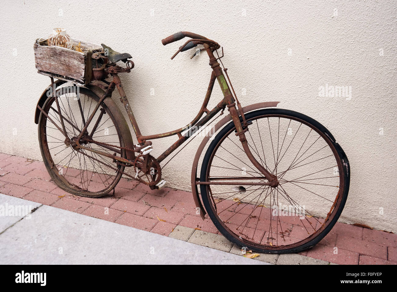 Mesdames Vintage bike Banque D'Images