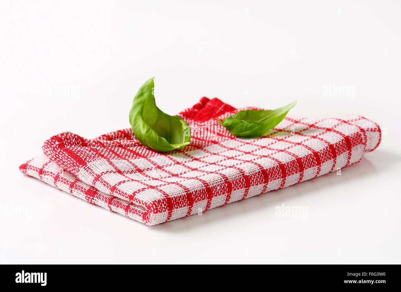 Torchon de cuisine à carreaux Banque de photographies et d’images à