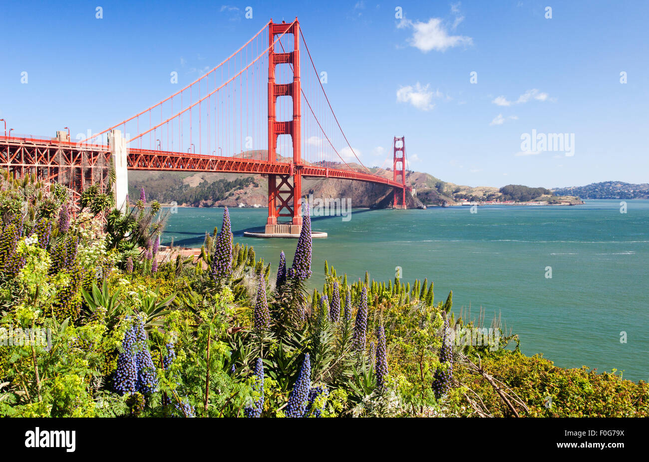 Le Golden Gate Bridge, San Francisco, États-Unis Banque D'Images