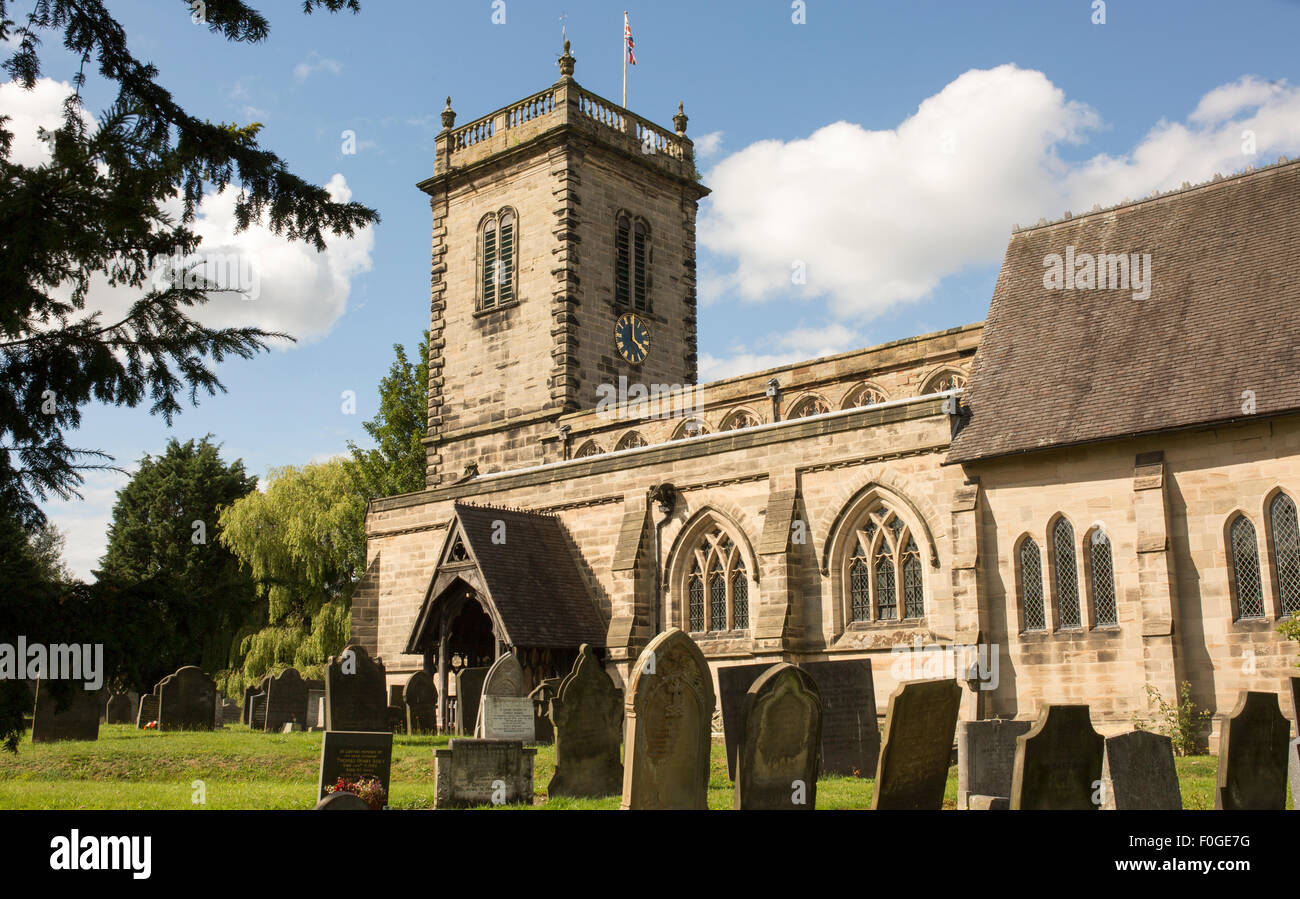 St Nicholas Church Abbots Bromley Banque D'Images