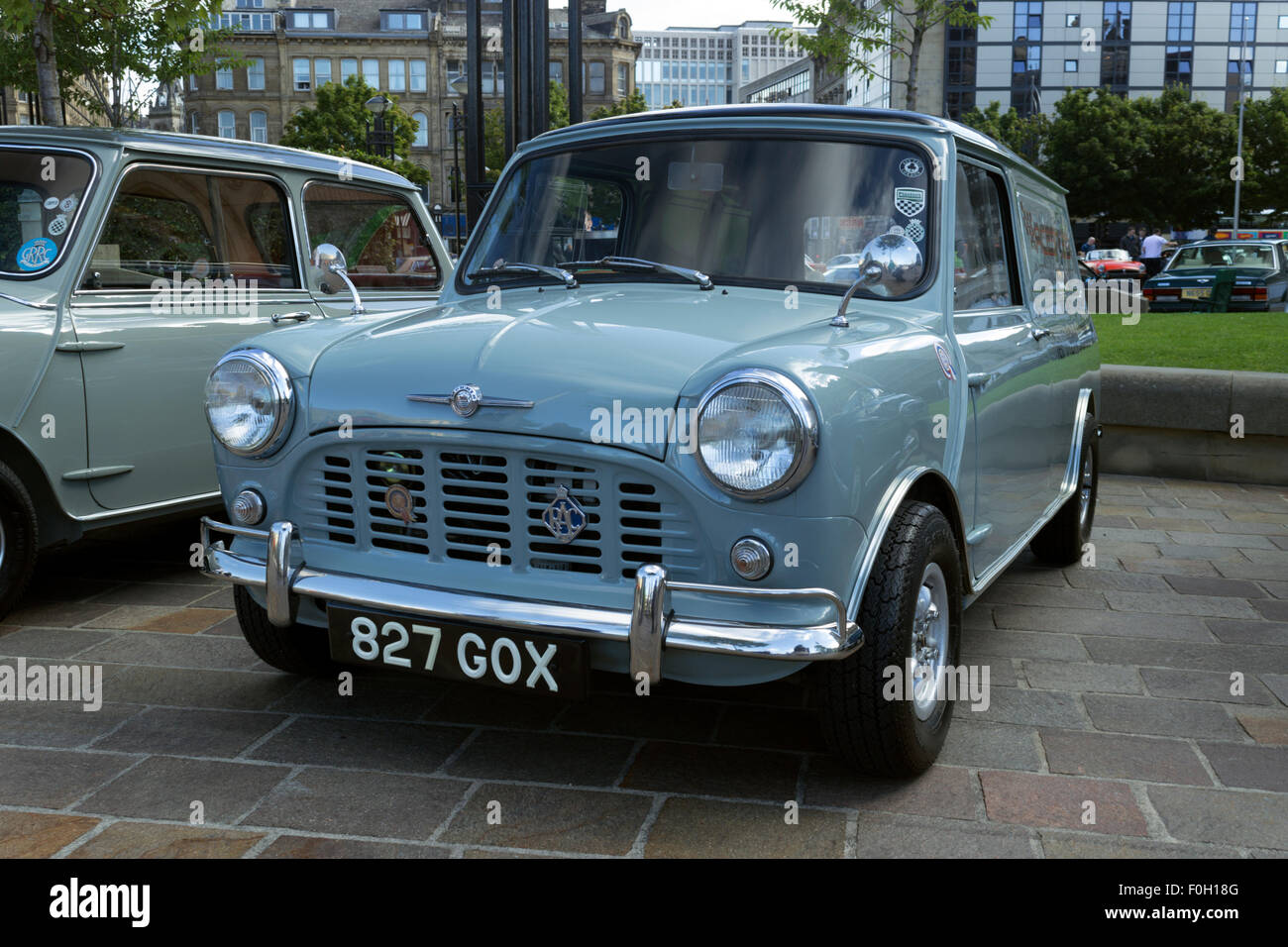 Morris Mini Van. Banque D'Images