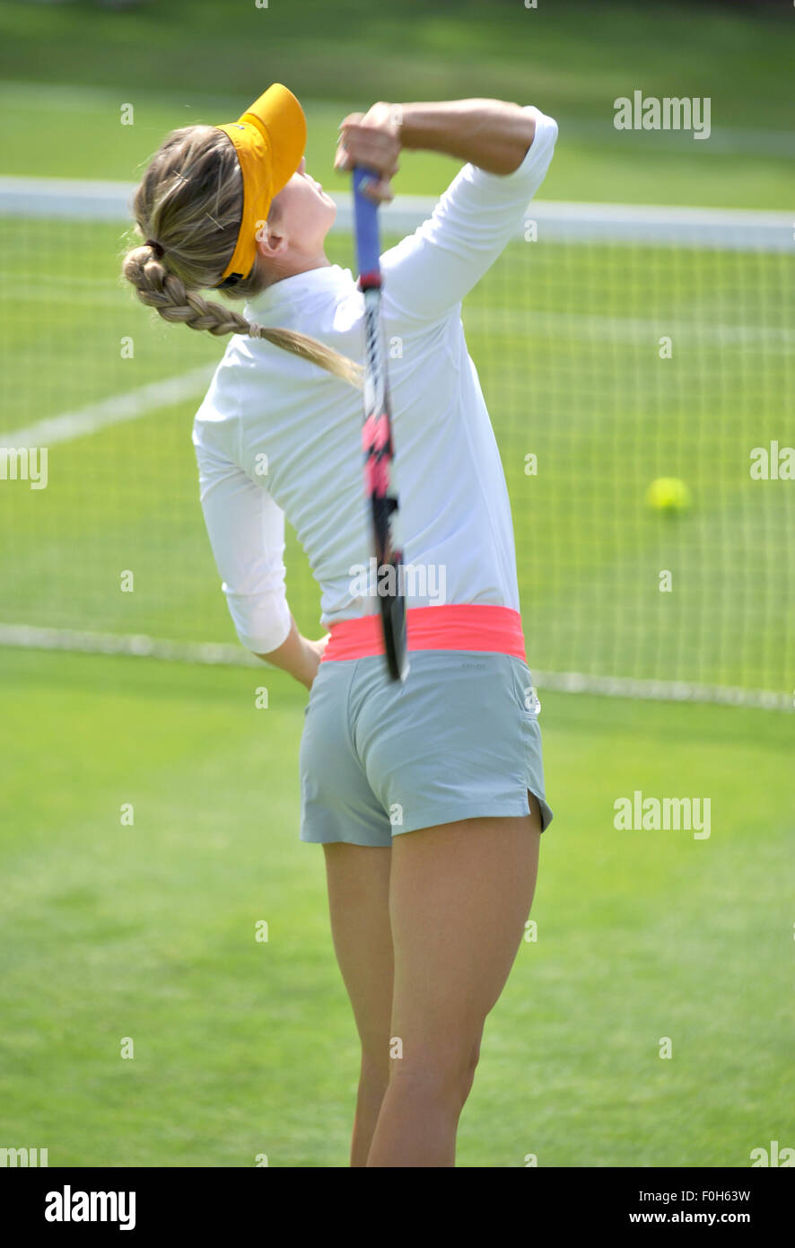 2015 classique Aegon Birmingham comprend : Eugenie Bouchard Où : Birmingham, Royaume-Uni Quand : 15 Oct 2015 Banque D'Images