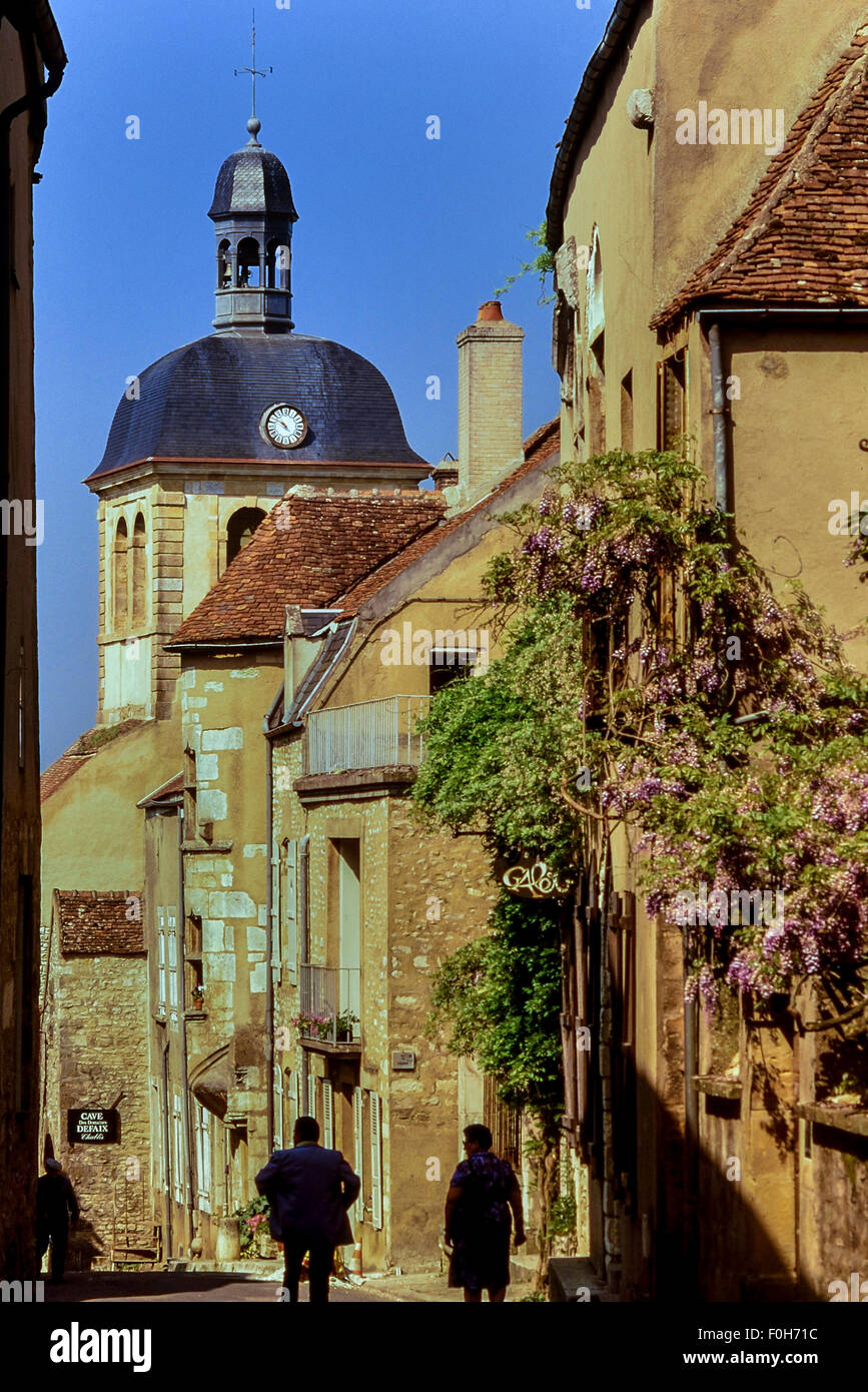 Vezelay. La Bourgogne. France Banque D'Images