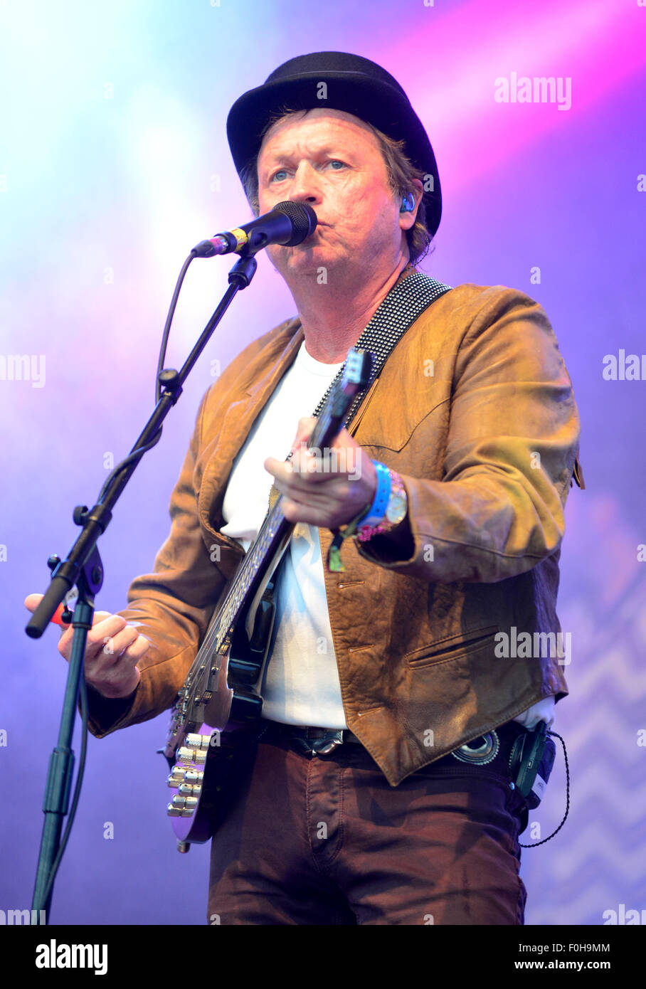 Level 42 au Camp Bestival live 2015 Banque D'Images