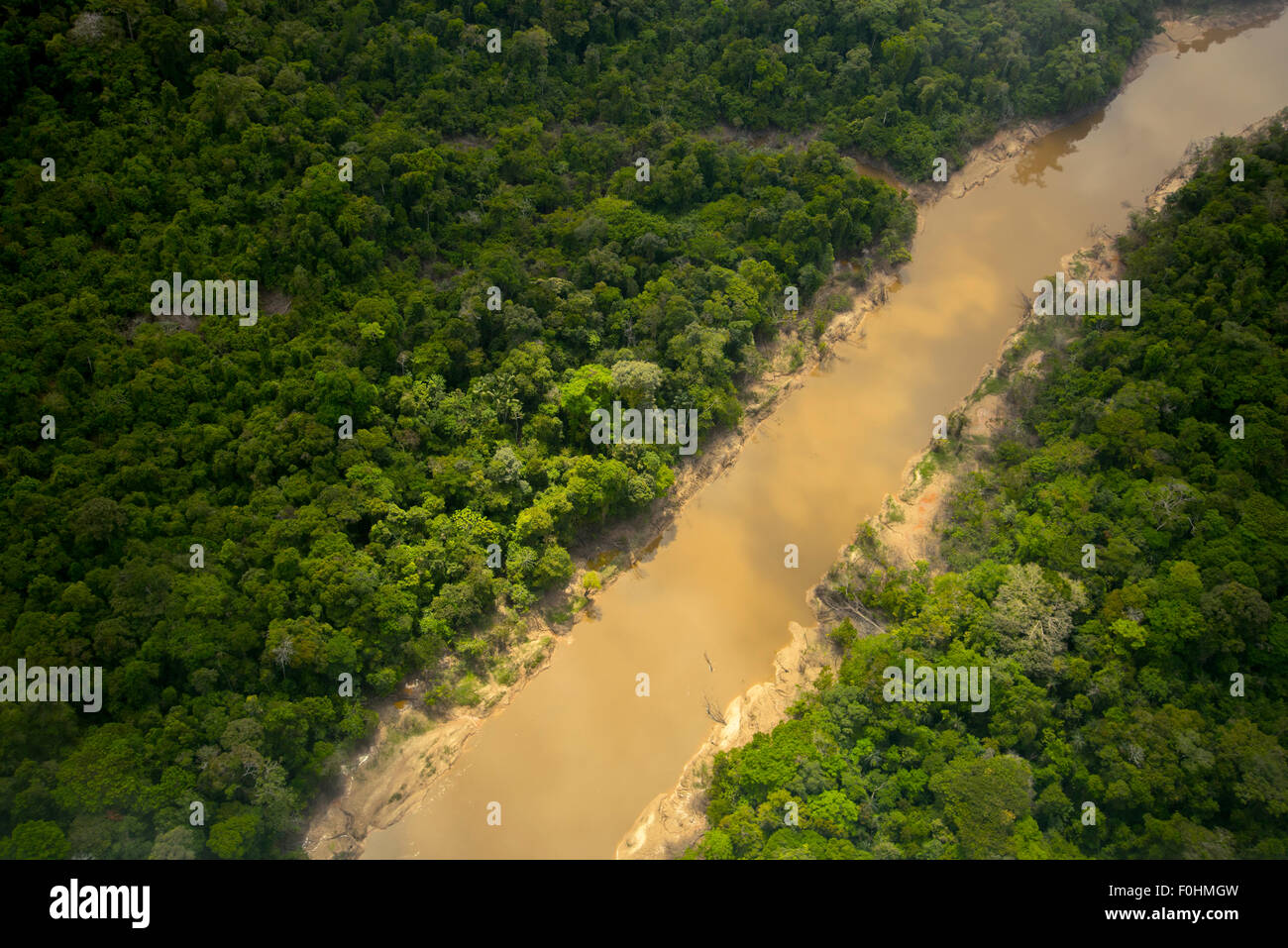 Amazon Rainforest aerial Banque D'Images