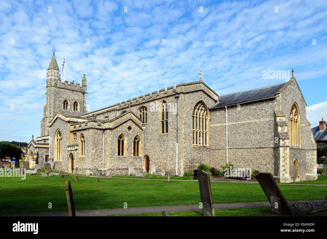 St Marys Parish Church, Old Amersham Buckinghamshire, Angleterre, Royaume-Uni. Banque D'Images