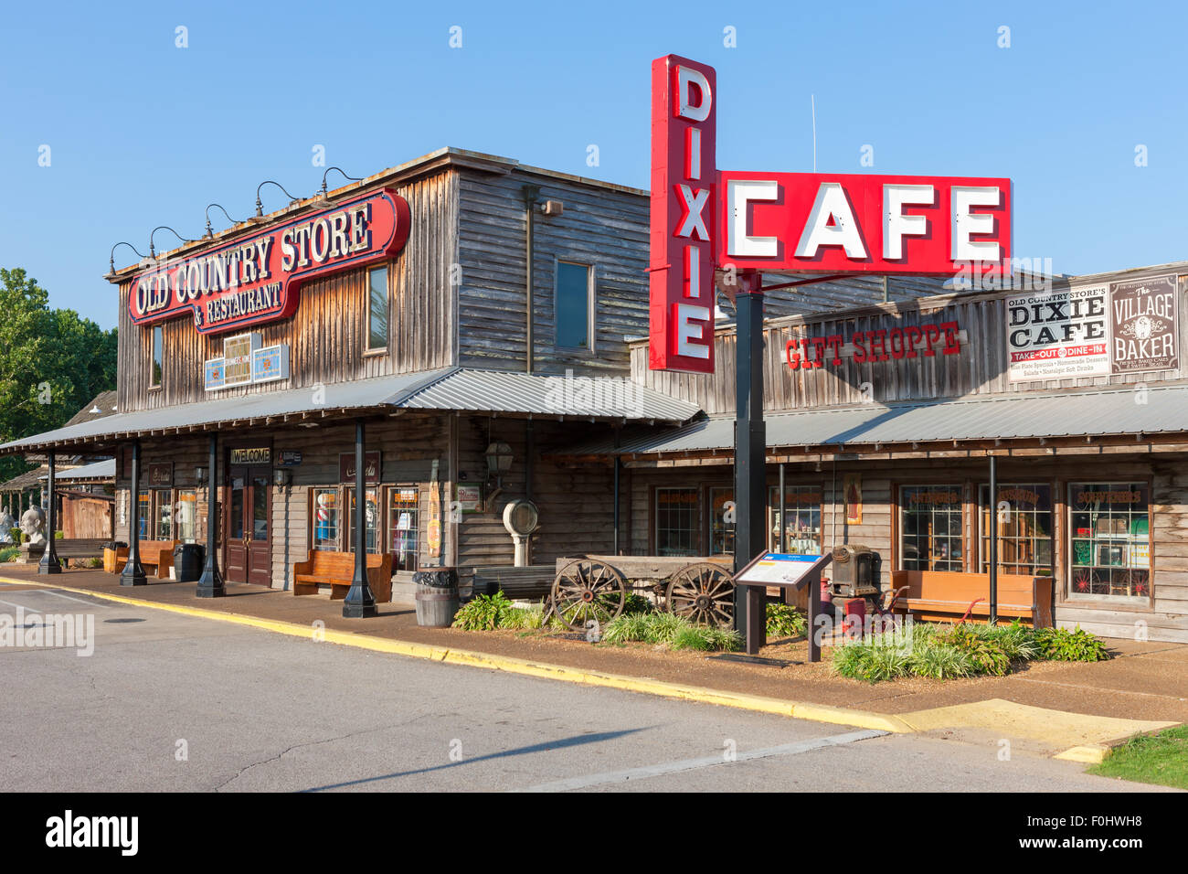Brooks Shaw's Old Country Store dans la région de Casey Jones Village à Jackson, Tennessee. Banque D'Images