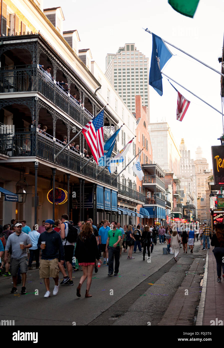 Le quartier français, la Nouvelle Orléans, Louisiane Banque D'Images