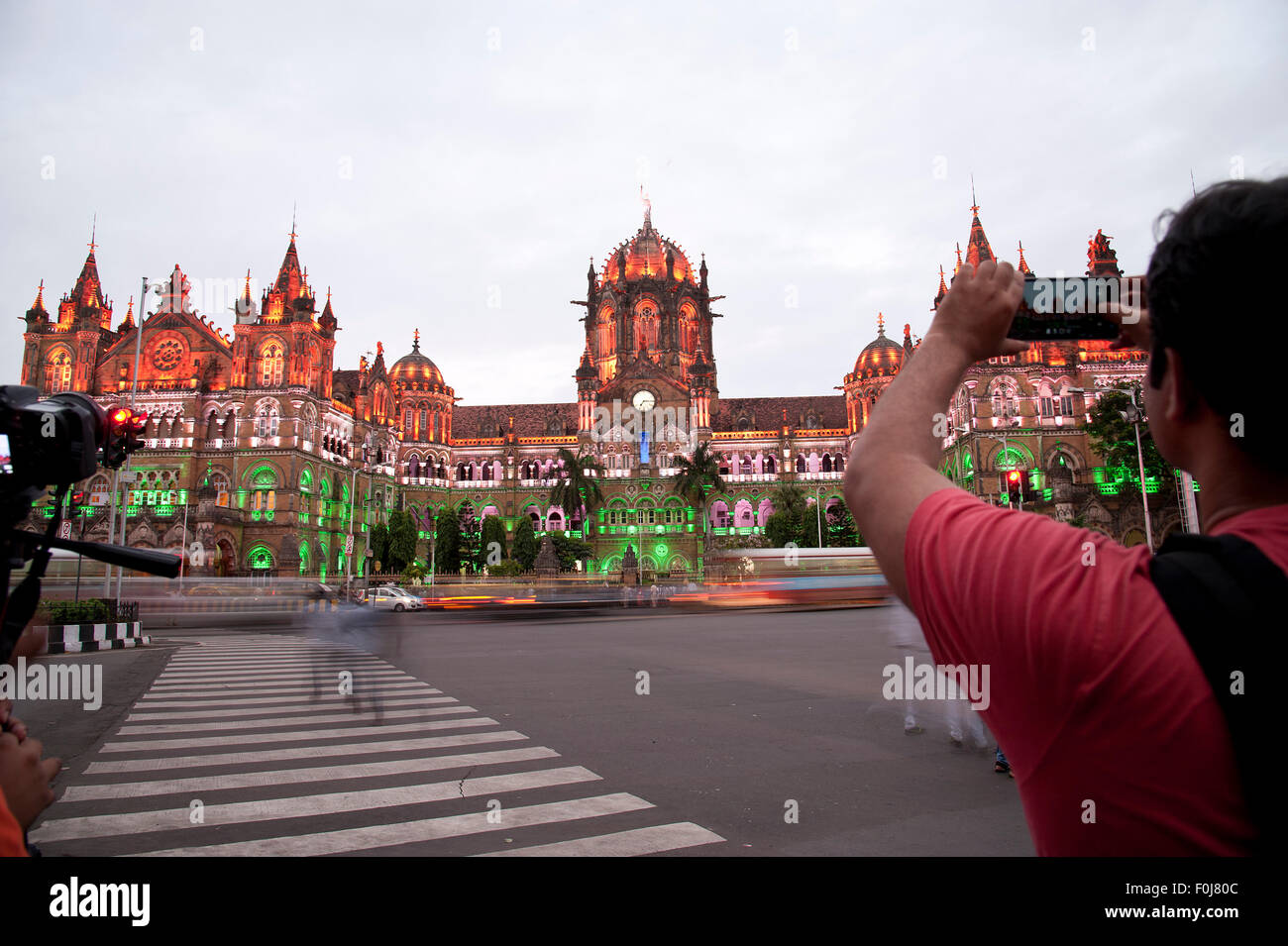 L'image de la CST a été tourné en Mumbai-India Banque D'Images