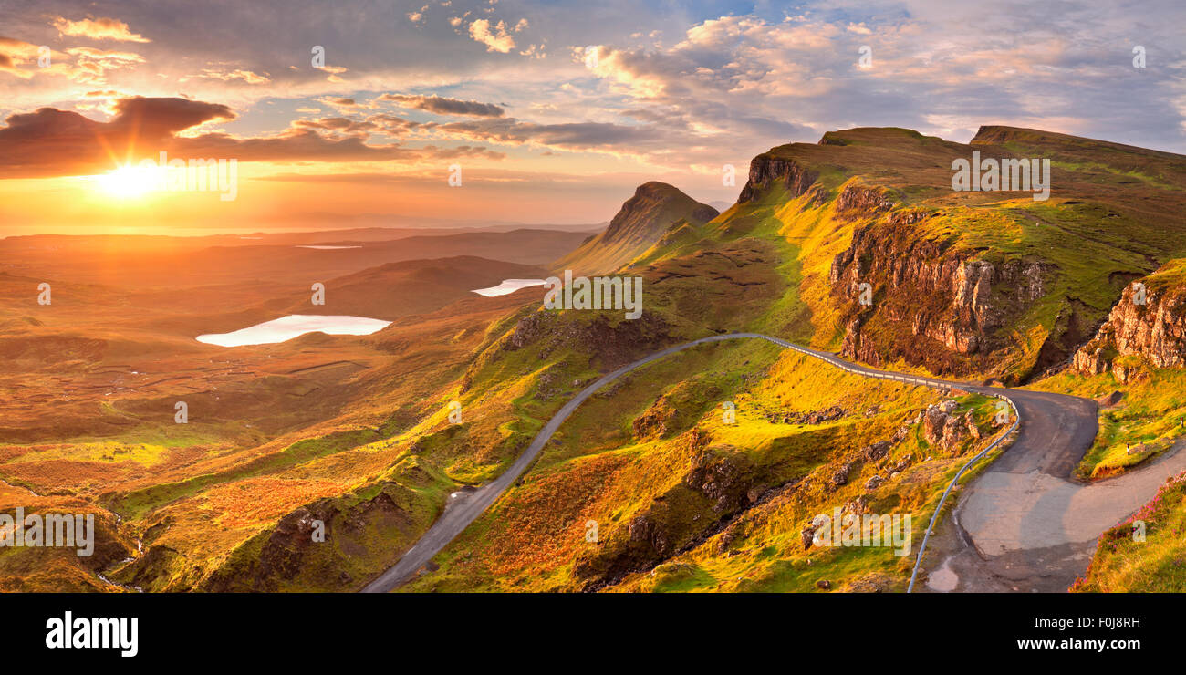 Lever Du Soleil Sur Quiraing Banque De Photographies Et D images lever-du-soleil-sur-quiraing-banque-de-photographies-et-d-images